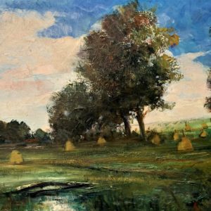 Haystacks in a Field - Canadian School