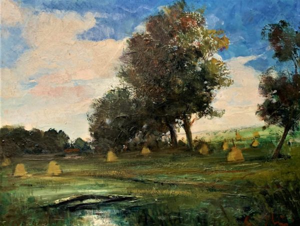 Haystacks in a Field - Canadian School