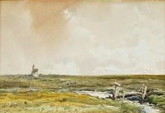 Landscape at the Mill - Claude Hayes