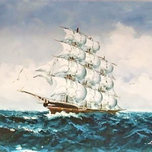 Un Voilier en Mer - L. Karon