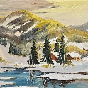 Paysage d'Hiver - Claude Berthiaume