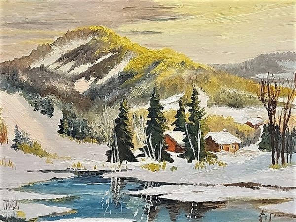 Paysage d'Hiver - Claude Berthiaume