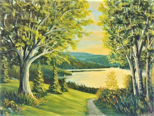 Vue sur le Lac - J. M. Grenier