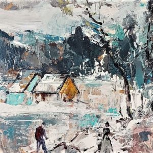 Au Bord du Lac en Hiver - Claude Gianolla