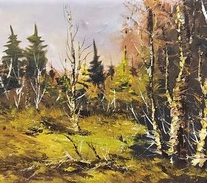 Forêt à l'automne - École canadienne