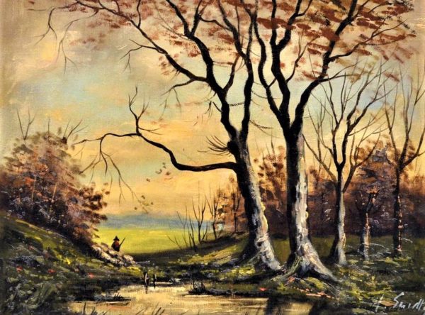 Forêt et Pêcheur - H. Smidts