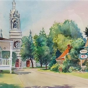 Scène de village - L. Légère