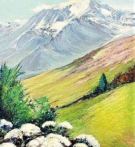 Paysage de Montagne - Jean Barraud