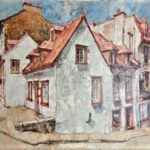 Village Scene -  Alain Lopez