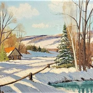 Country In Winter - F. Hutton