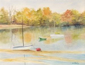 Boats at the Lake - Louise O'Hurley