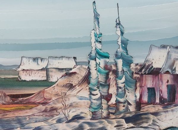 Campagne en Hiver - Gilbert Plante