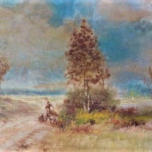 Country Scene - Reginald Franklin Selfe