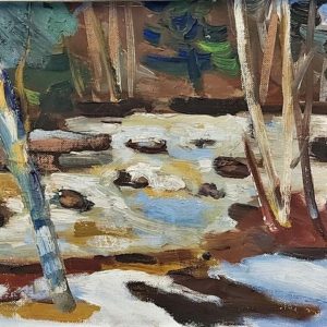 Scène de Campagne d'Hiver - George Tsoukas