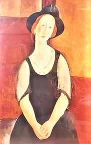 Femme au Chapeau - Amedeo Modigliani
