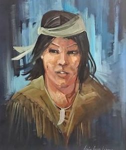 Portrait d'une Femme Amérindienne - Louise Lecor Kirouac