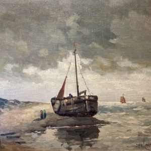 Dutch Coastal Scene - J.F.A. Lansaat