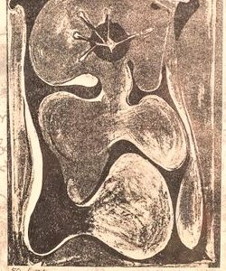 Figure Abstraite - Robert Roussil