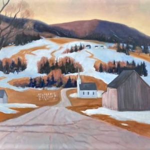 Approche du Village - Albert.V. Breau