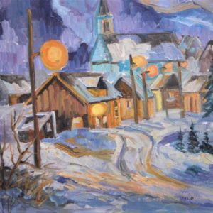 Village sous la Neige - Charles Tatossian (Garo)