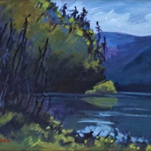 Lakeside Landscape - I. Rioux