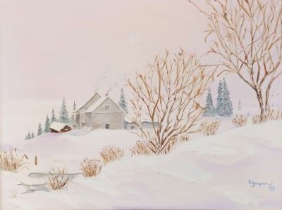Maison de Campagne d'hiver - R. Gagnon