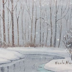 Scène de Lac d'Hiver - Nicole Martin