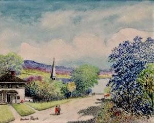 Vue à Pointe-au-Pic - Herbert Peacock