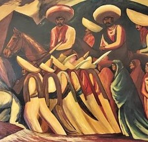 Zapatista's Marching - Jose Clemente Orozco