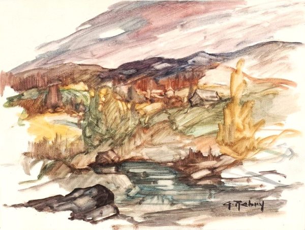 Paysage - Gaston Rebry