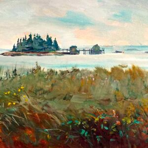 Grassy Ledge, Jericho Bay, Deer Isle, Maine - Bruce Le Dain