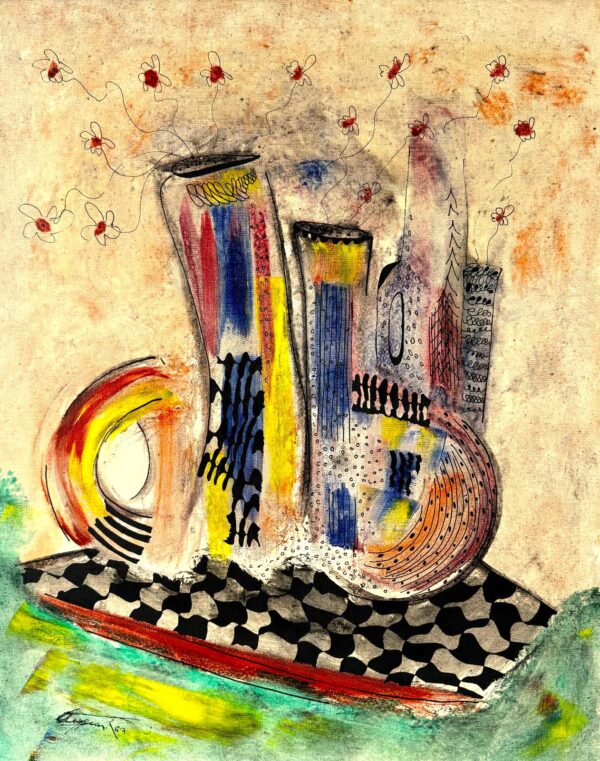 Vase Fleuri - André Turpin