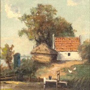 Landscape In Holland - Cornelis Waterman