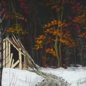 Cabane au Début de l'Hiver - Romeo Vincelette