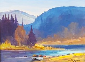 Paysage de Lac de Montagne - Christian Bergeron