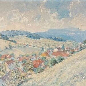 Village dans les Montagnes - F. Fontana