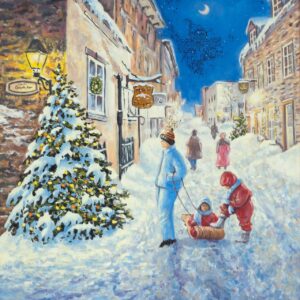 Snowy Street - James W. Stuart